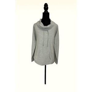 GapBody Gray Cowl Neck Pocket‎ Sweatshirt Top Women's S/P